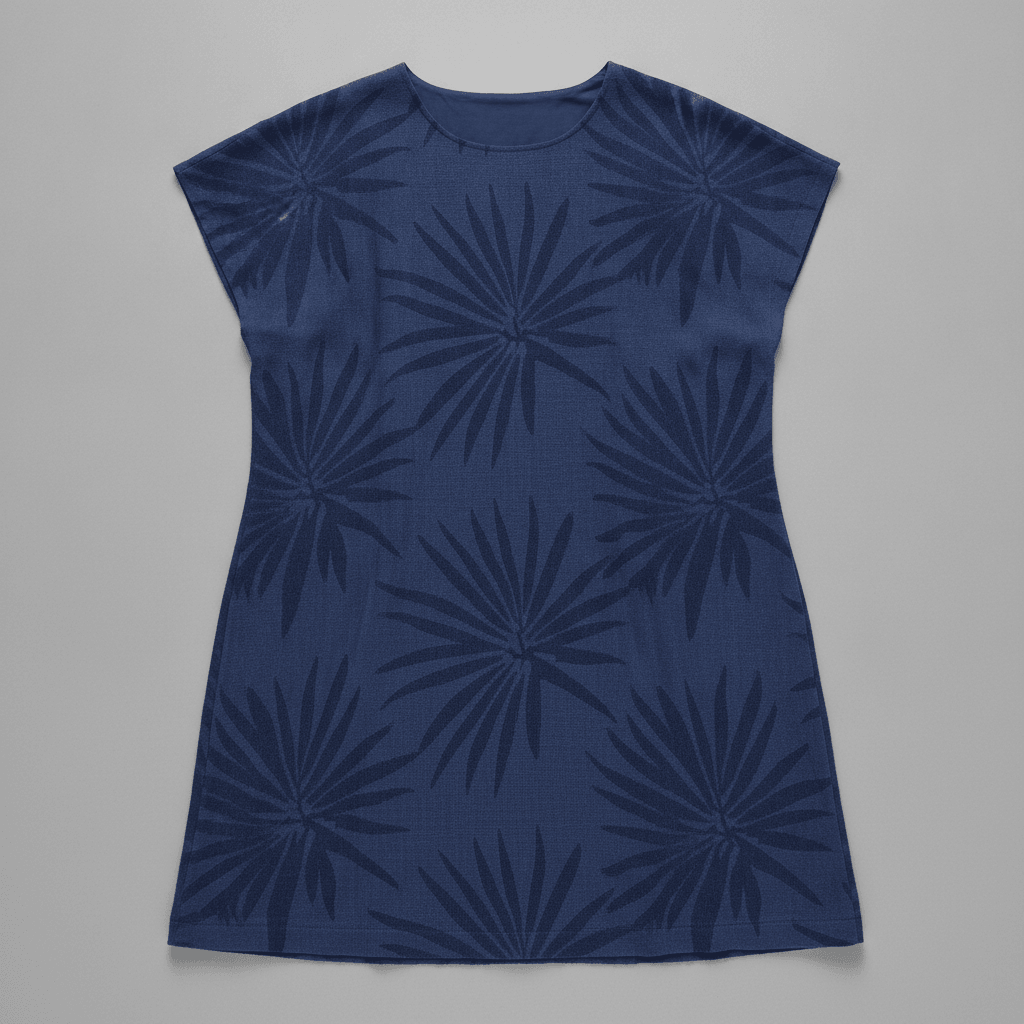 Shift dress · tonal jacquard